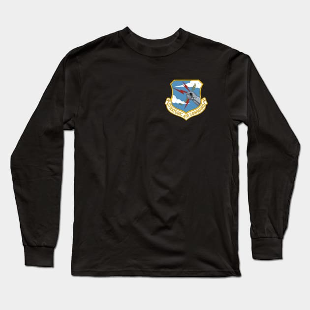 Strategic Air Command (SAC) Crest and Banner Long Sleeve T-Shirt by John_Matthews_Art